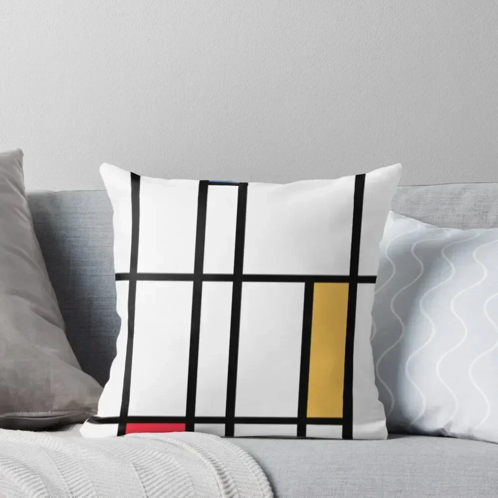 

Homage Mondrian Throw Pillow pillow cover luxury Decorative Pillow Covers For Sofa Pillowcase Cushion Luxury Cover