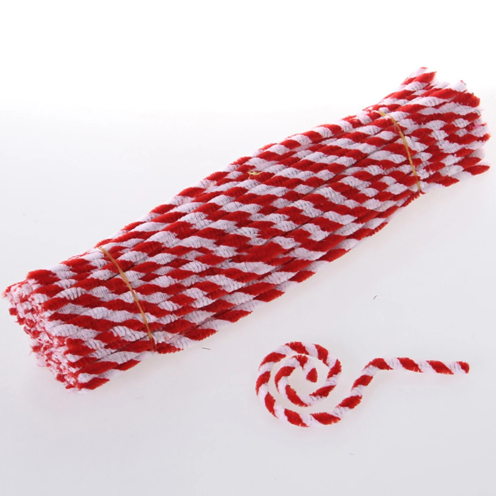 100 قطعة ينبع الشنيل الملتوية متعددة الأشكال النمذجة DIY بها بنفسك لوازم الحرفية انحناء العصي المعدنية للأطفال المشاريع المدرسية #6