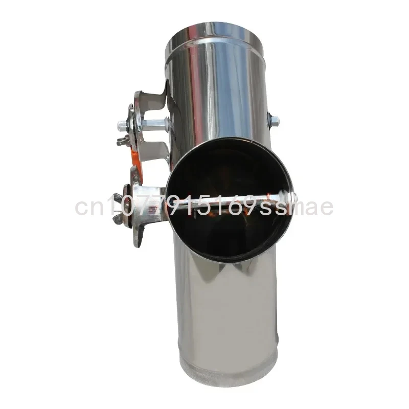 OD51mm-200mm Y type 3 way stainless steel air regulation damper for ventilation tube Air Duct Valve