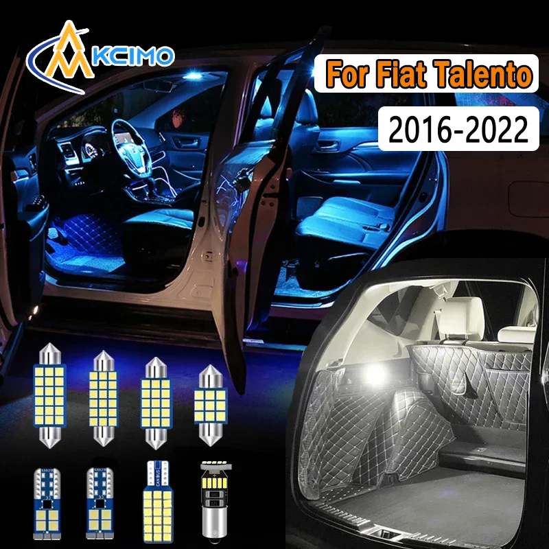Specialized Fit Canbus LED Interior Light High Brightness Energy-Saving for Fiat Talento (2016-2022)