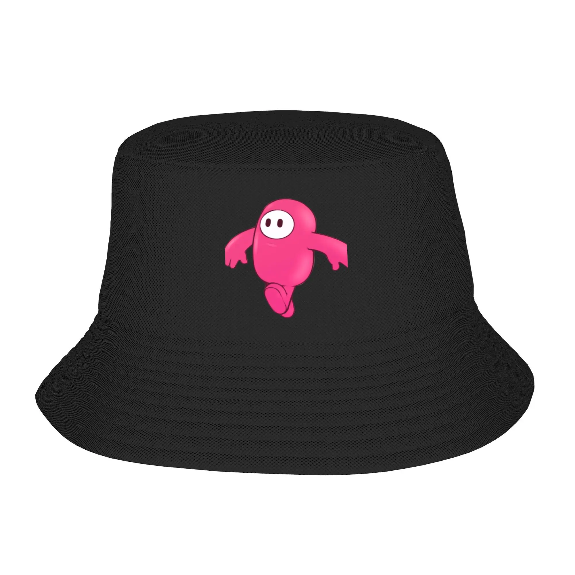 

Fall Guy Characters Bucket Hat Panama Bob Hats Outdoor Fashion Reversible For Summer Beach Fishing Unisex Fisherman Caps