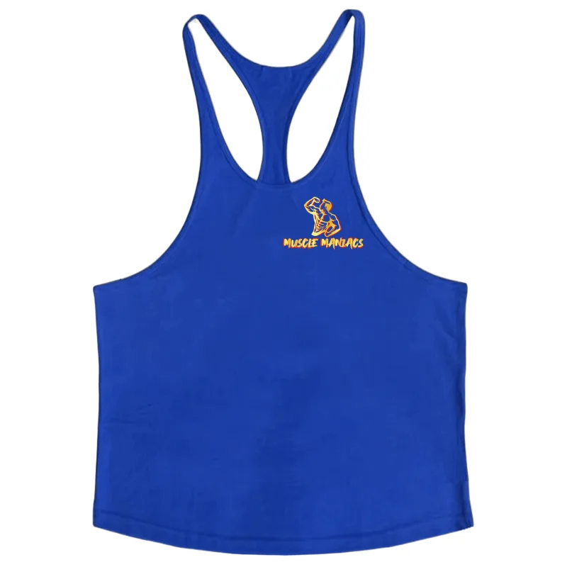 Chaleco sin mangas de culturismo para hombre para gimnasio: camiseta sin mangas, diseño específico para entrenamiento con tela duradera para entrenamientos de gimnasio