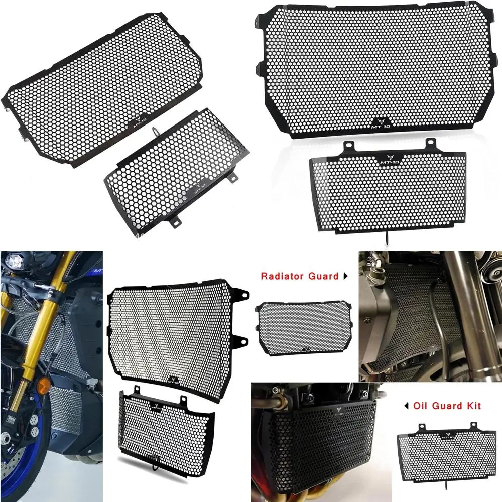 

for MT-10 SP 2016-2025 Motorcycle Radiator Guard & Oil Guard Kit for YAM&-AHA MT10 SP FZ10 FZ-10 2016 2017 2018 2019 2020 2021 2
