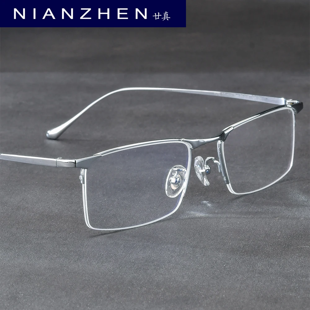 nianzhen-titanium-alloy-glasses-frame-men-brand-design-square-semi-rimless-eyeglasses-ultralight-half-rim-eyewear-women-2089