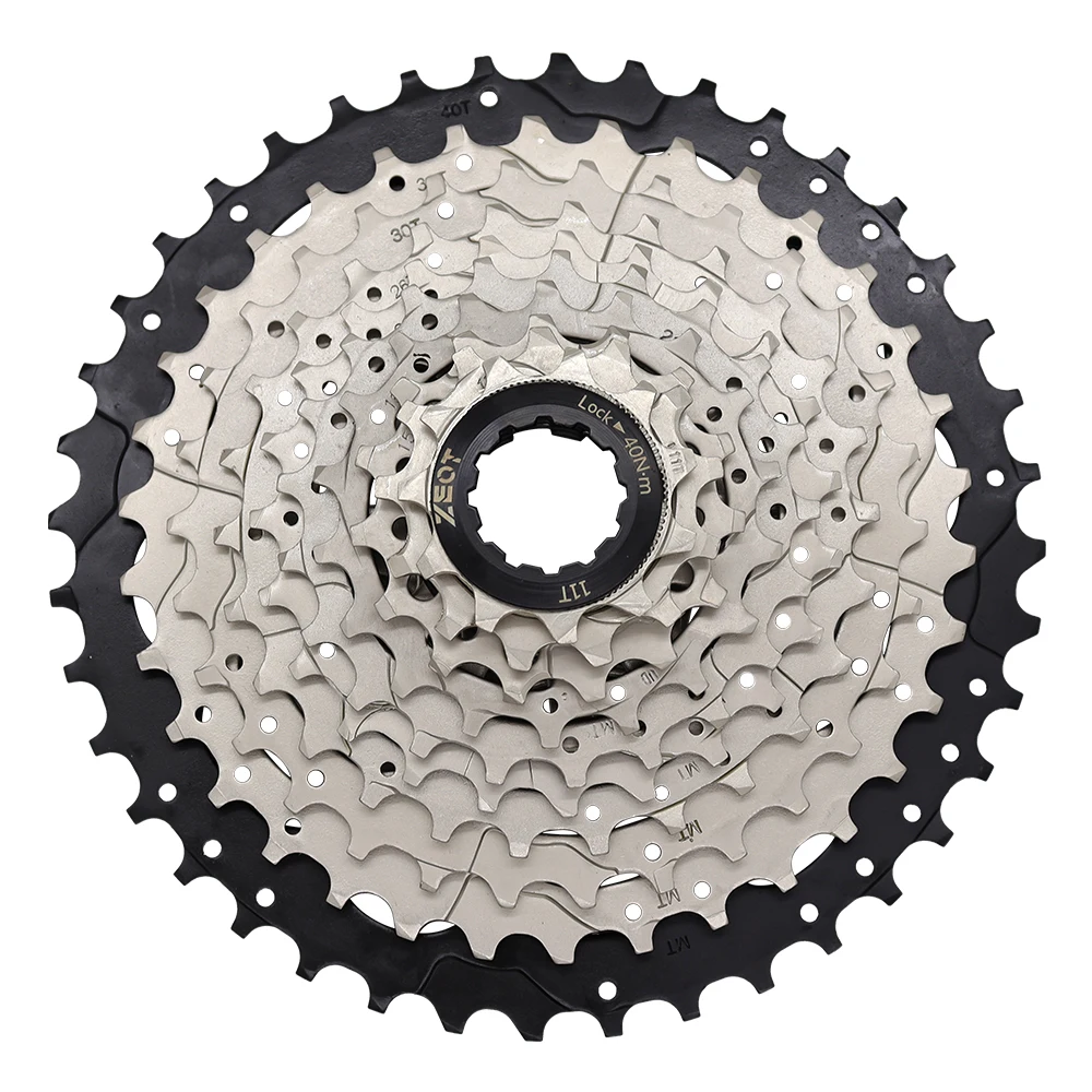 ZEOT 10 Speed Silvery Cassette 10v 11-25/28/32/36/40/42/46/50T MTB Road Bicycle Flywheel for Shimano Sram