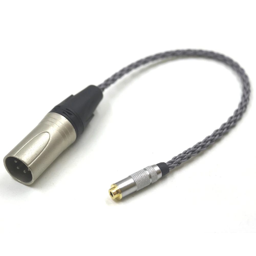 كابل محول صوتي متوازن من XLR من الذكور إلى الإناث ، 7N OCC ، 4Pin ، من من من نوع XLR ، موصل TRRS