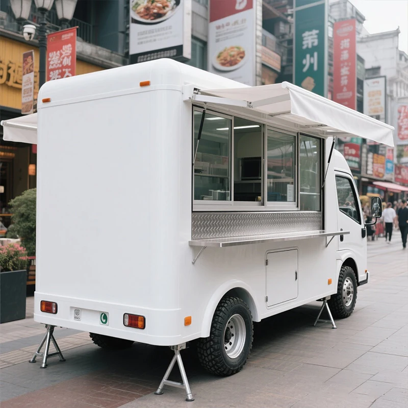 2026 Mobile Food Truck Breakfast Food Truck Fully Equipped Food Trailer with Tandoor Oven Versatile Operation for Various Snacks