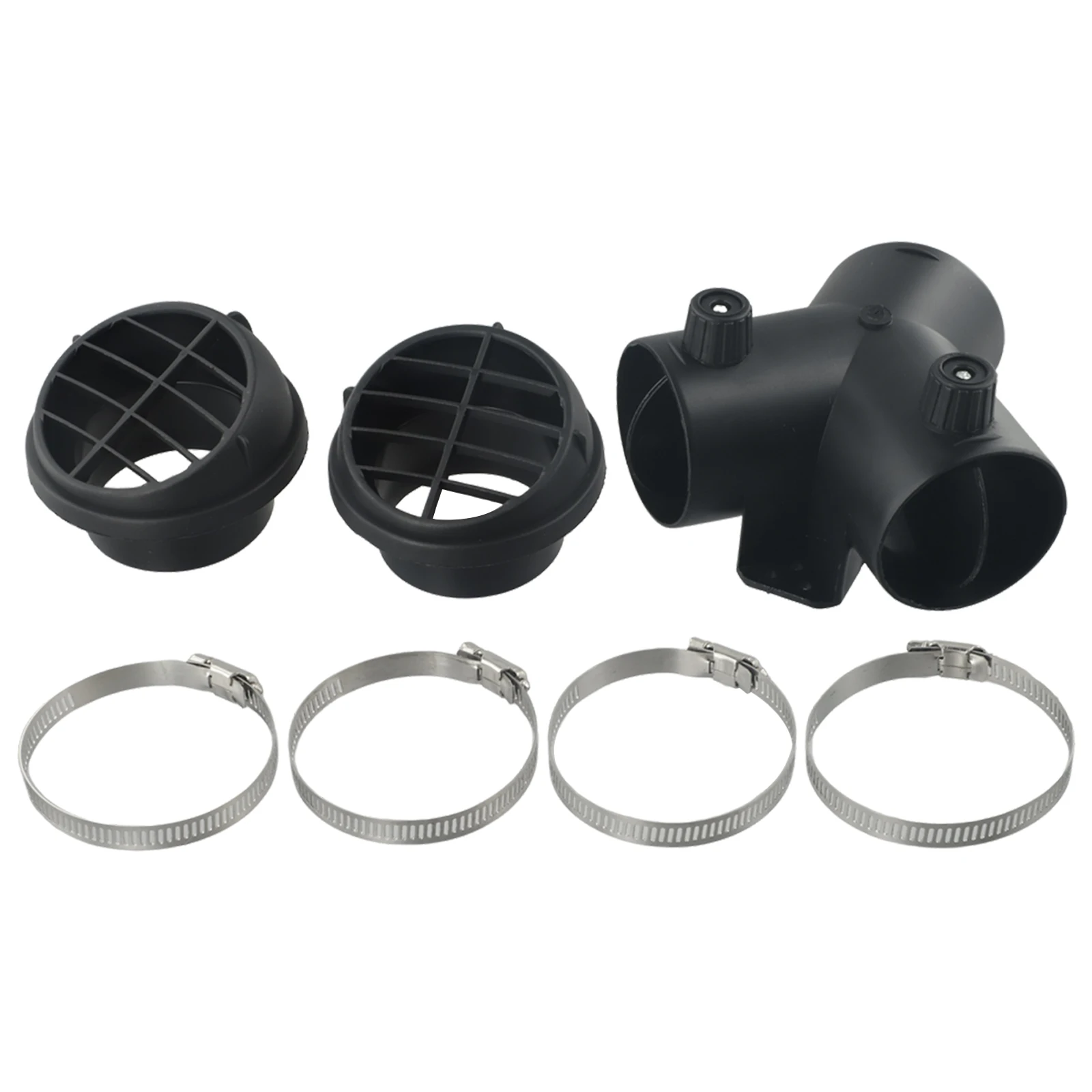 

Exceptional 60mm Pipe Ducting Y Piece + Warm Air Outlet Vent & Hose Clip for Diesel Heater Enhanced Durability