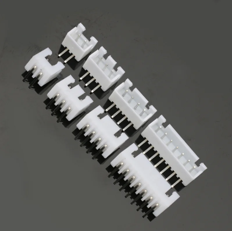 40pcs XH 2-12pin 2.54mm Pitch Socket Connector Right Angle Pin Header Good Female Connector