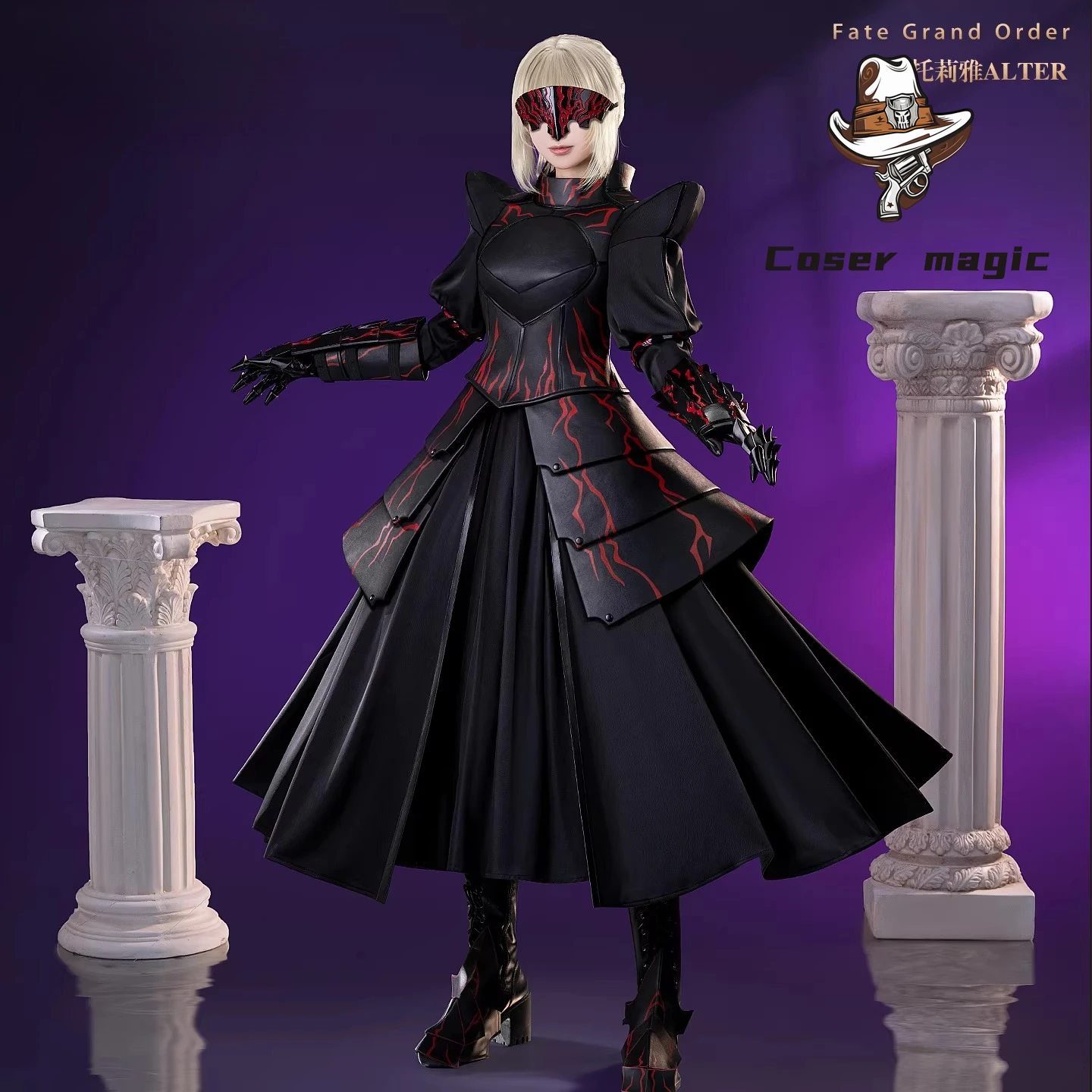 

Game Fate/stay night Altria Pendragon Cosplay Costume Uniform Halloween Carnival Party Christmas Play Role Clothes Clothing