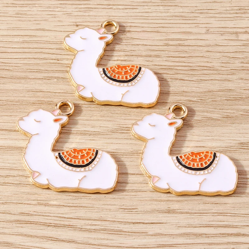 Tusember 10 Stück niedliche Anhänger Alpaka-Kaktus-Charms für DIY-Ohrringe, Armbänder, Halsketten, Schmuckherstellung, handgemachtes Basteln – Detail 23