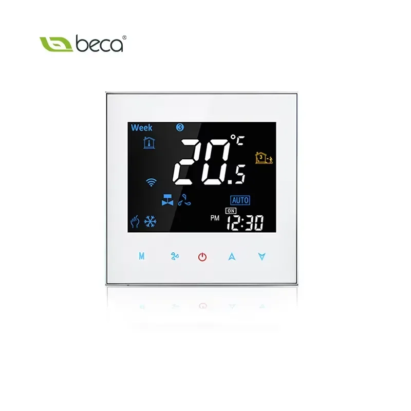 for Smart Digital Display Central Air Conditioner Thermostat Panel Home WiFi Fan Coil Switch Wired Service Equipment