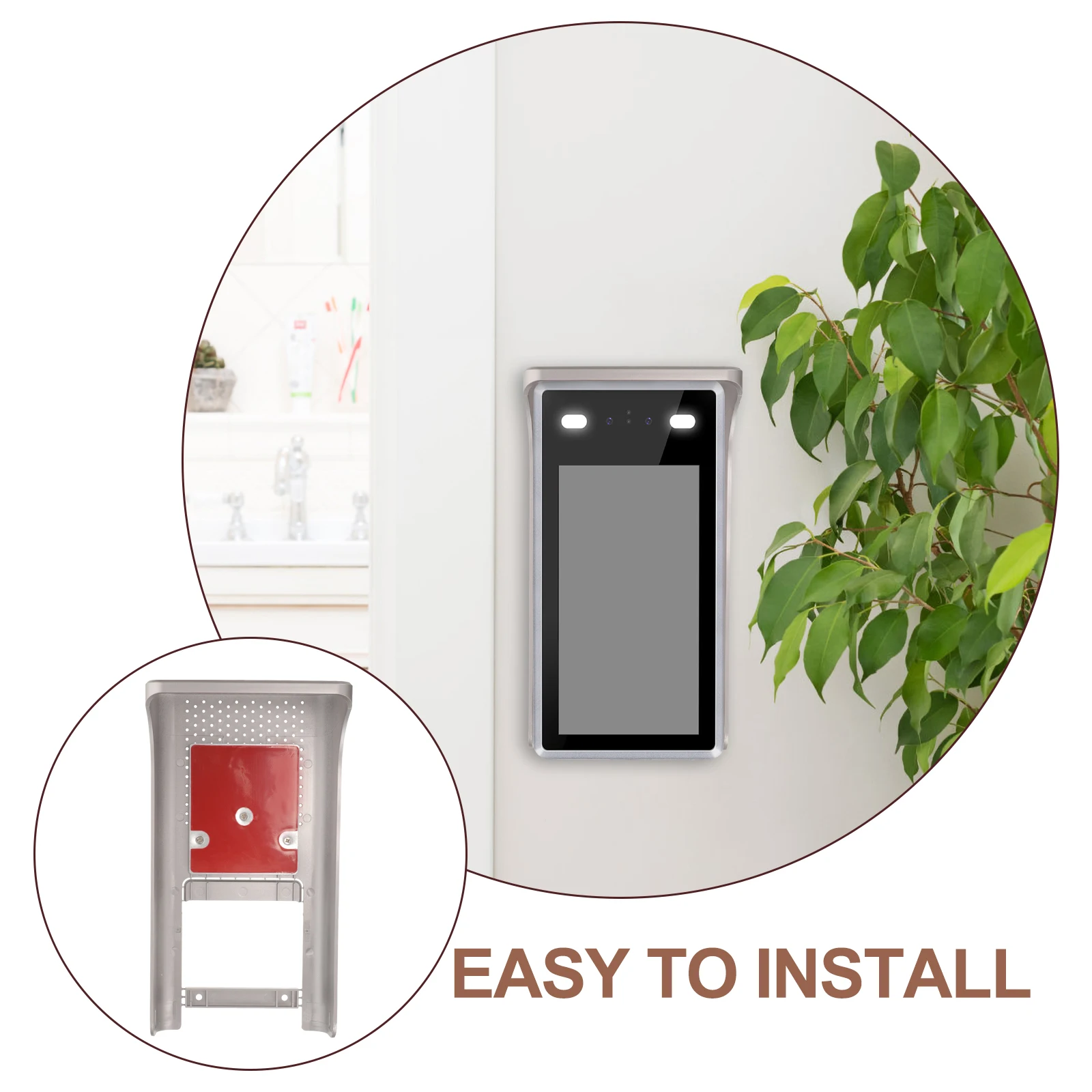 Outdoor Doorbell Rain Cover Waterproof Protection Shell for Home Gate Door Bell Weather Resistant Lightweight Easy Install