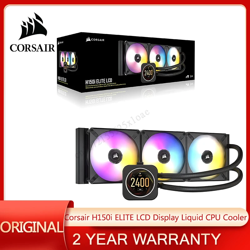 CORSAIR iCUE H150i ELITE LCD Liquid CPU Cooler