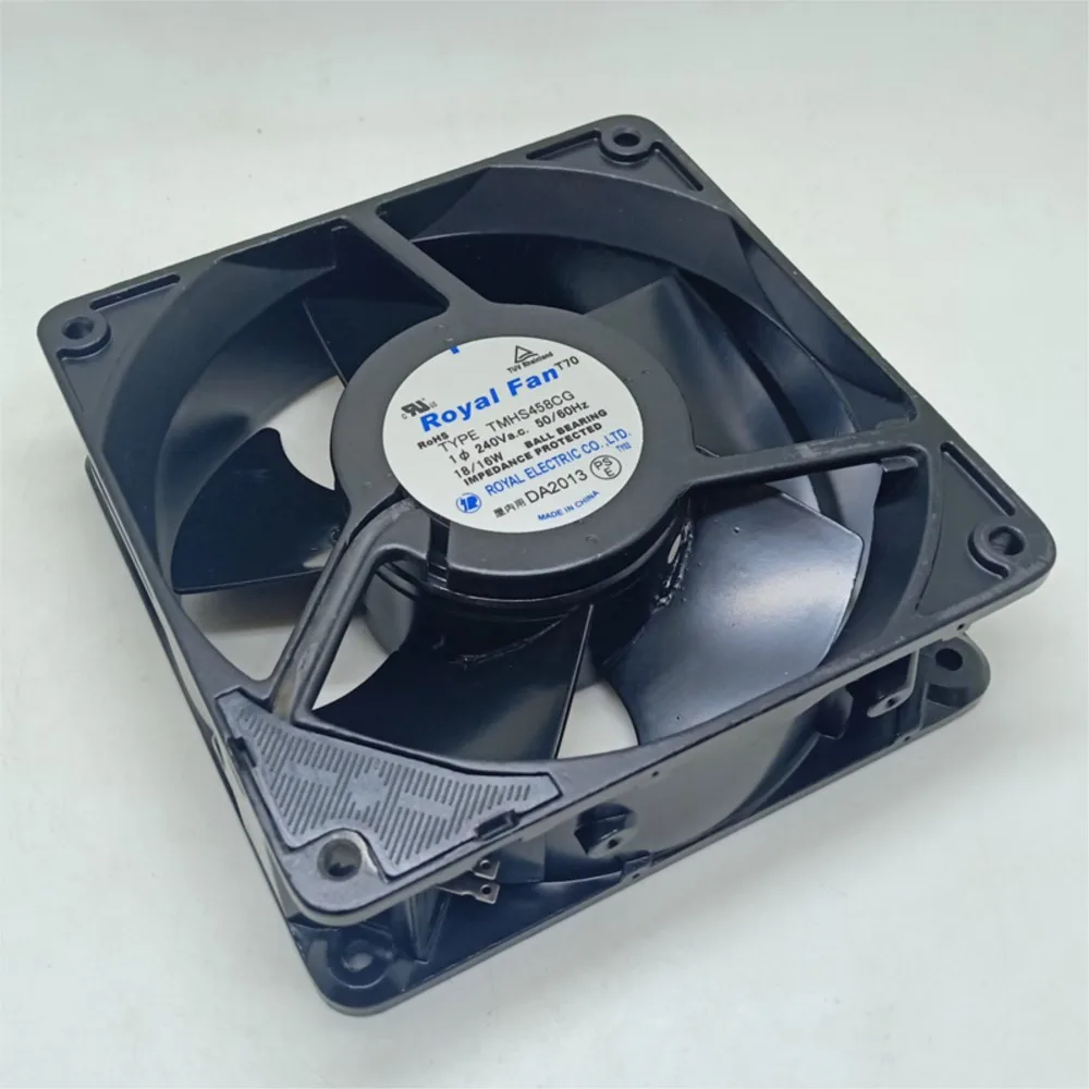 

Full Metal 120mm AC Case Fan TMHS458CG for Royal 230V High-Temperature Resistant Industrial Converter Cooling