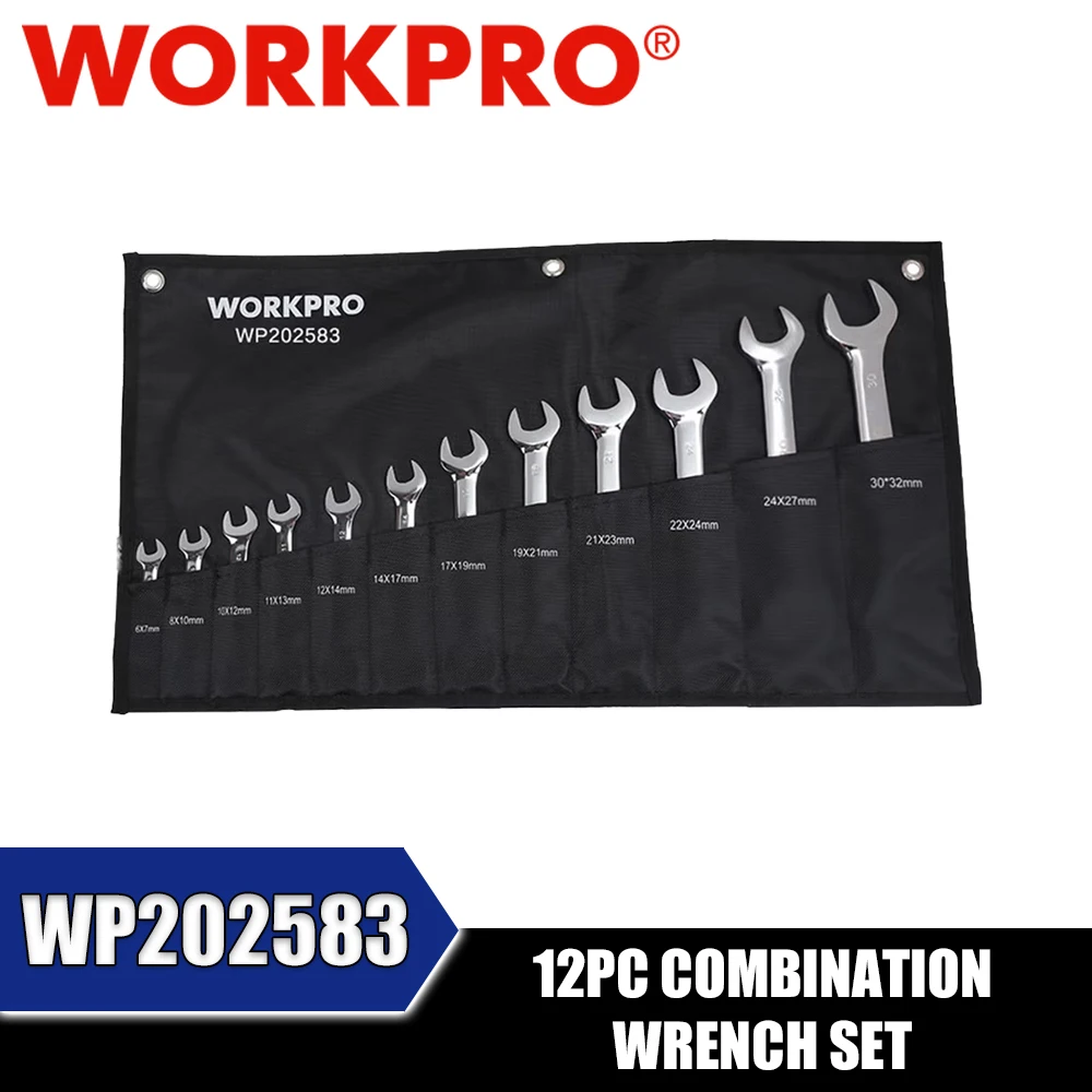 workpro-wp202583-12p-	-juego-de-llaves-combinadas-tipo-c-herramientas-manuales