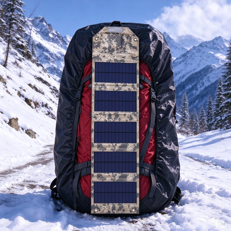 Foldable Solar Panel 100W 80W Portable Solar Charger 6 Fold Power Bank 5V USB for Camping Hiking Outdoor 10Wh DC