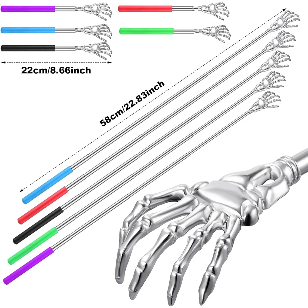 Telescopic Hand Stainless Steel Ghost Scratching Massager Stainless Steel Extendable Scratching Scratching Scratcher Handicrafts