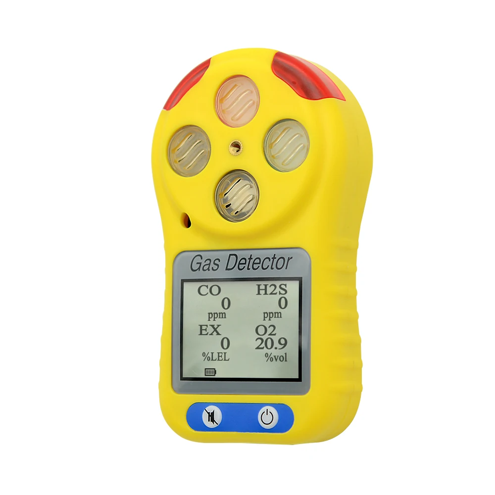 Manufacturer Multi Gas Detector H2S NH3 CO CH4 O2 4 Gas Monitor