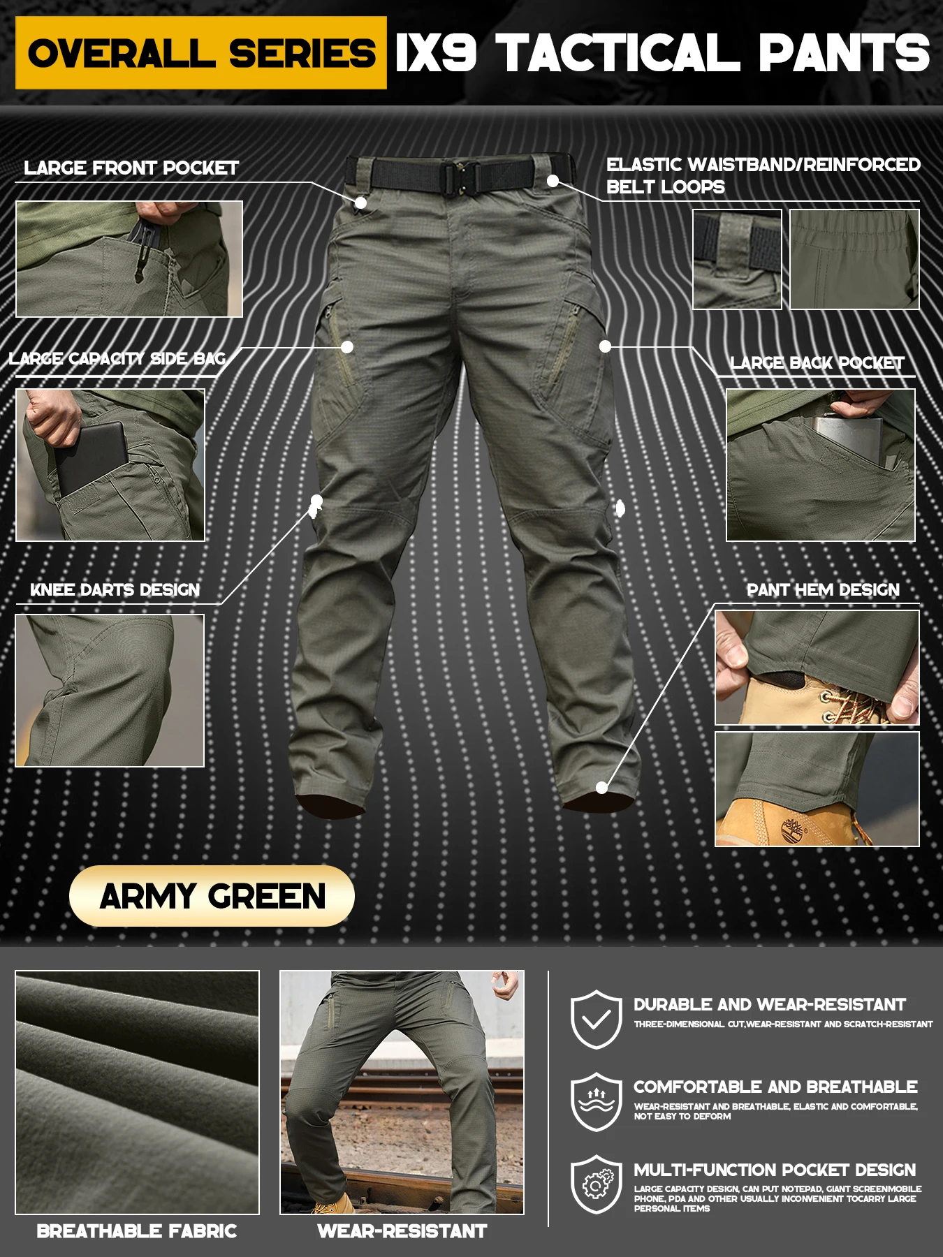 Thumbnail 4 - #74 Multi Pocket Cargo Pants List of Top Picks