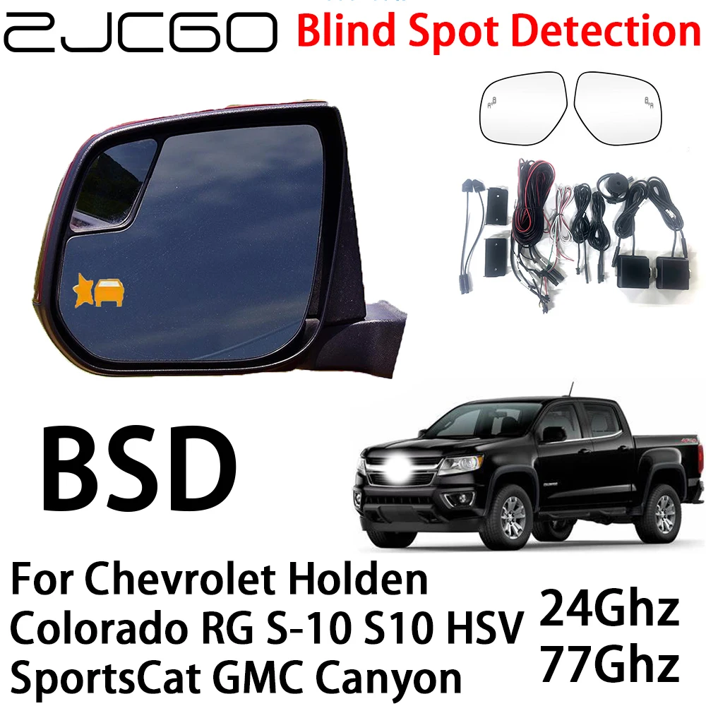 ZJCGO Car BSD Radar Warning System Blind Spot Detection Alert for Chevrolet Holden Colorado RG S-10 S10 HSV SportsCat GMC Canyon