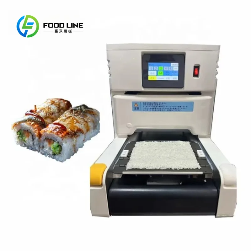 customized maki sushi producing gear nori rice laying device consistent portion for asian food shop quick production station