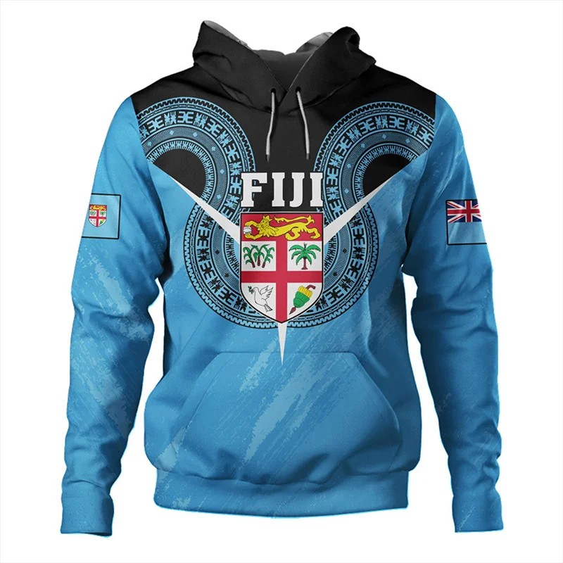 

3D Print Fiji Independence 1970 Tapa Style Polynesian Hoodies For Men Fashion Streetwear Hoodie Clothes Hooded Sweatshirts Tops