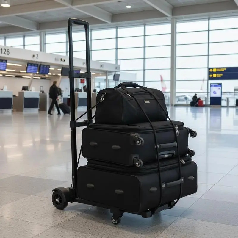 

Free Shipping-Portable Platform Dolly 26 x 15 Inch For Airport Travel, Luggage Transport, Office Moving, 290 lbs Capacity, Expan