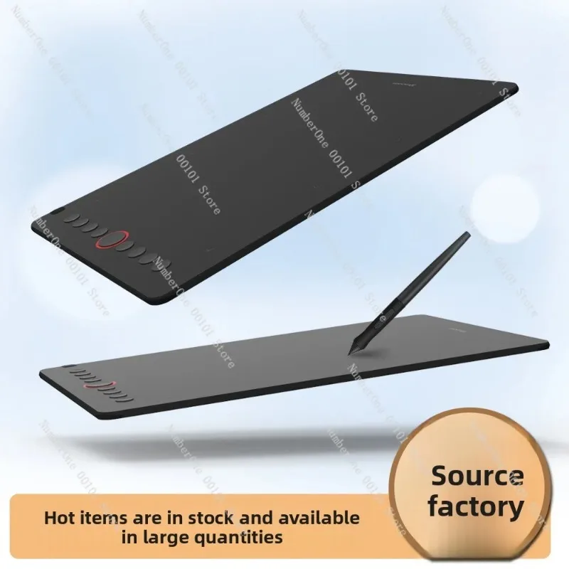 i6 Digital Drawing Tablet, 8192 Levels Pressure Handwriting Pad for Online Class Note Drawing on Computer Phone