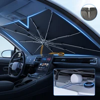 Parabrisas de coche mejorado, sombrilla plegable para coche, cubierta de ventana delantera para bloque de rayos UV y protección solar contra el calor