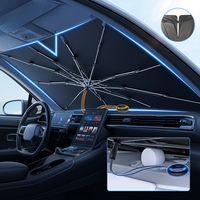 Upgraded Car Windshield Sun Shade Umbrella Foldable Car Sunshade Front Window Cover for UV Ray Block & Sun Heat Protection