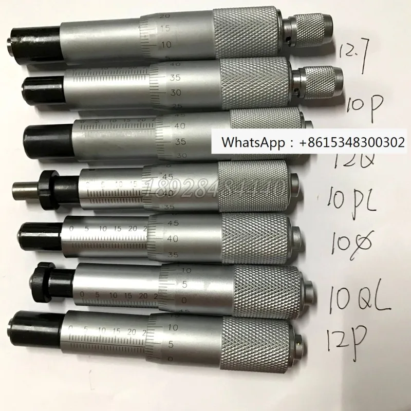 Differential head 0-25mm ball head flat head with nut Differential head with lock Micrometer fine adjustment micrometer head