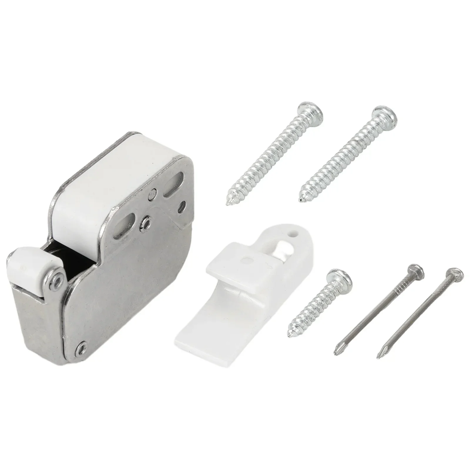 1Set Porte dell'armadio Chiusura a scatto Mini-Touch Chiusura a molla automatica Push Catch Bounce Lock per porta a spinta dell'armadio per chiudere e chiudere