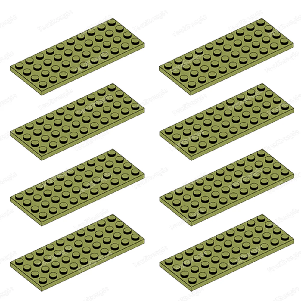 3030 Building Block Base Plate 4x10 Parts Assembly MOC Figures WW2 Street Scene Mecha Gear Scene Match Model Parts Gifts DIY Toy