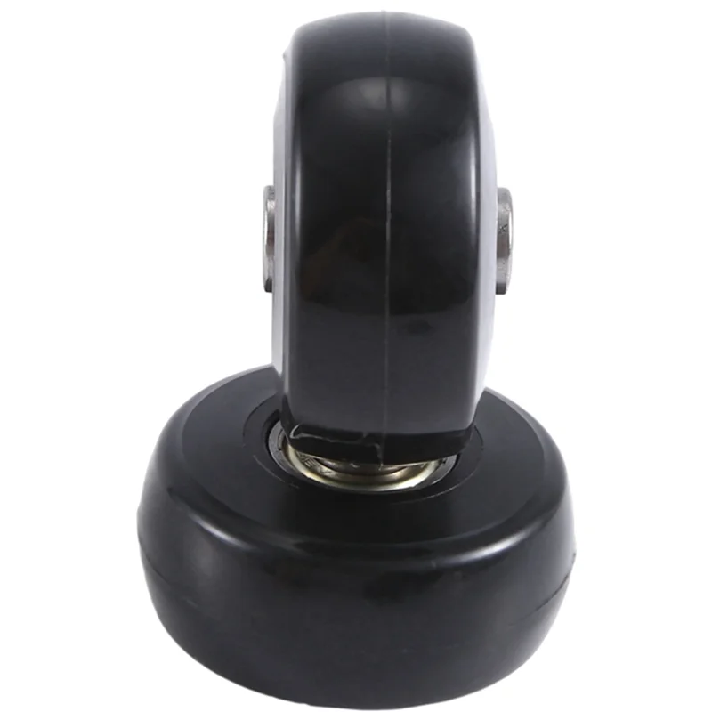 

AT33 50X24mm Set Of 4 Luggage Suitcase Replacement Wheels,PU Swivel Caster Wheels Carbon Steel Bearings Repair Kits