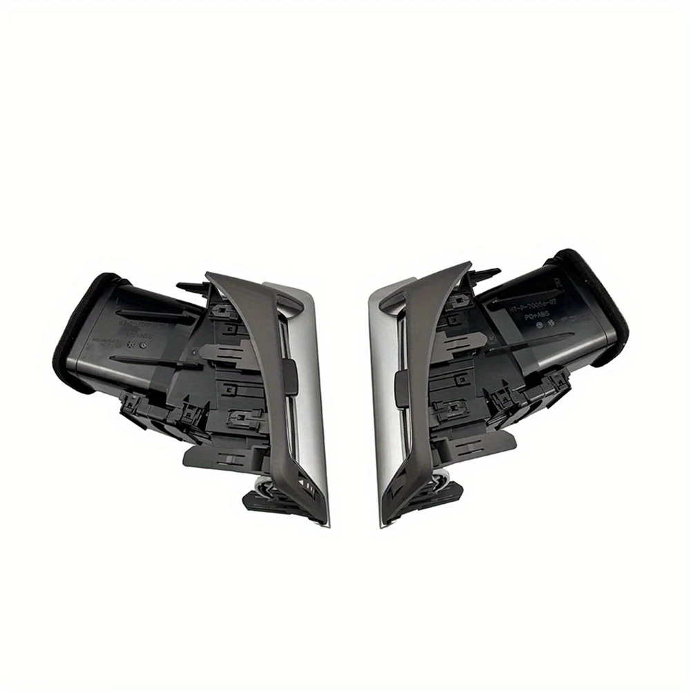 Reliable-Car Vents Center A/C Dash Air Vent Assembly Console Outlet Insert Frame For Toyota Land Cruiser 200 LC200 16-20 Grey