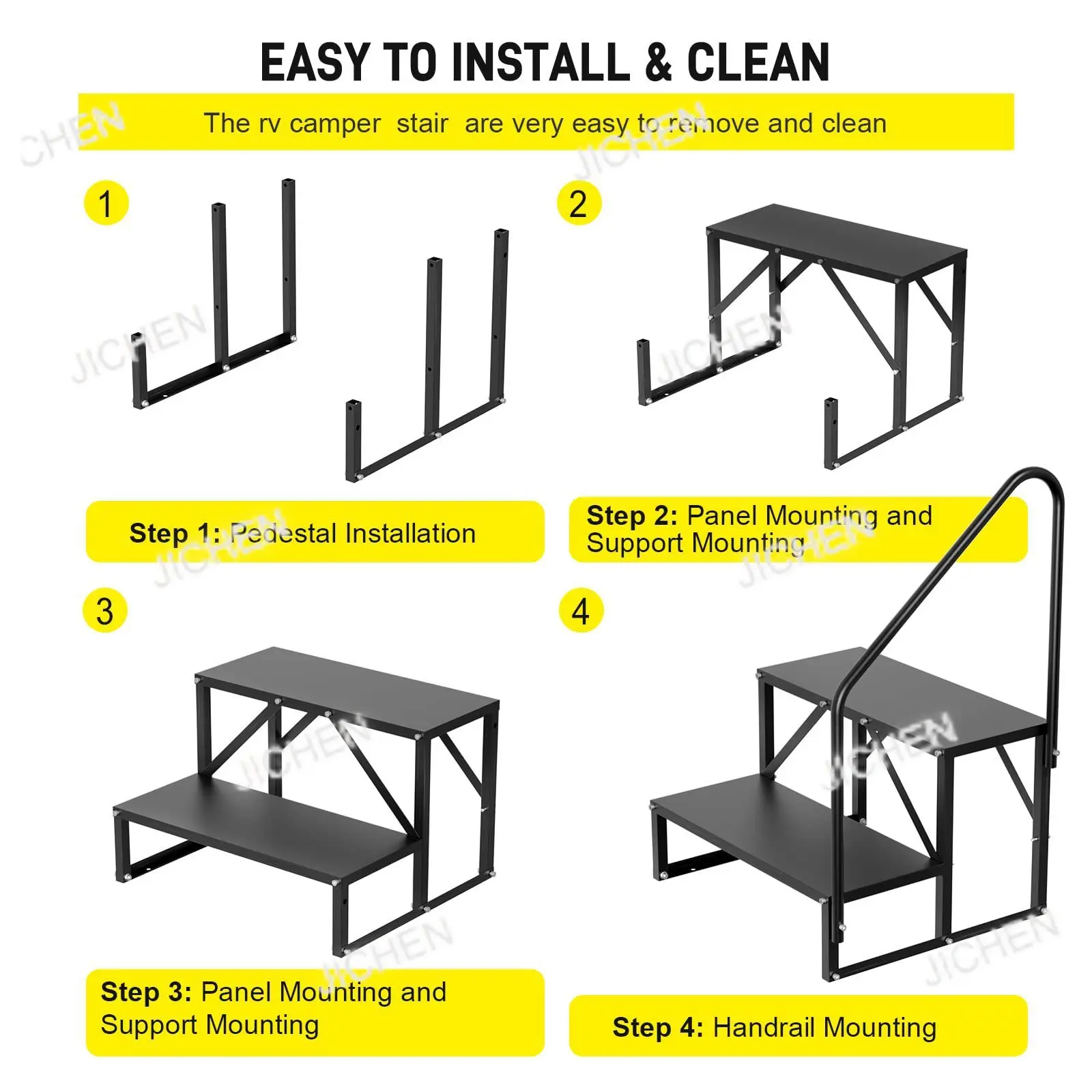 JC RV steps, ladders, bathtub steps, ladders
