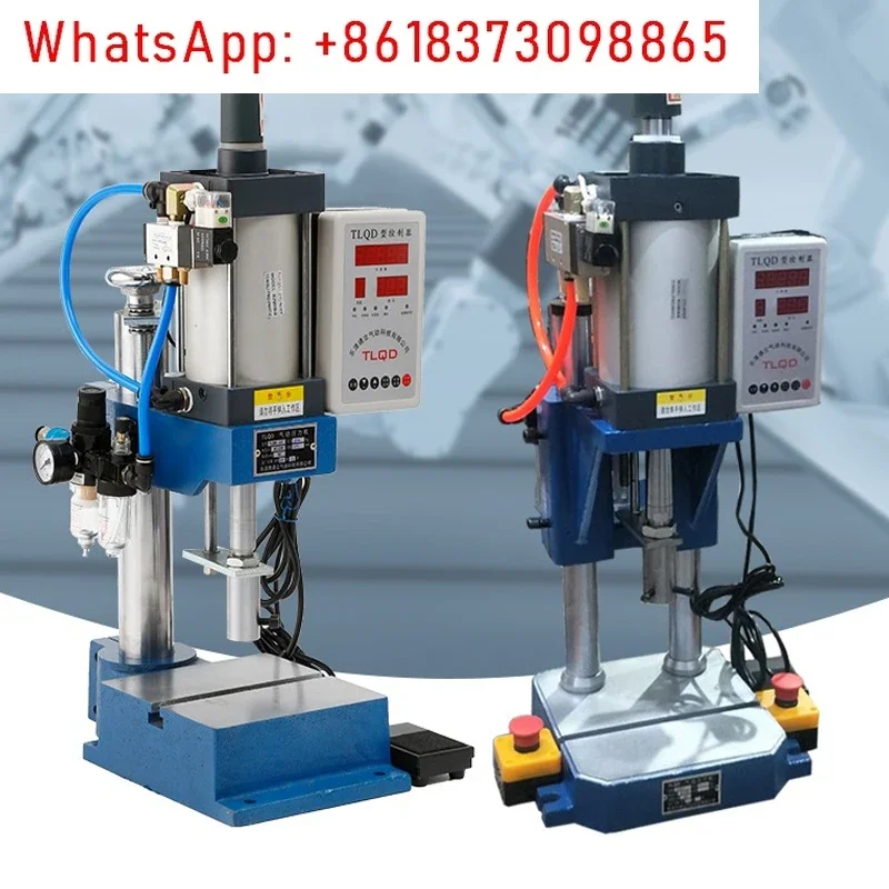 Bench Pneumatic Press Pneumatic Punch 110/220V Mechanical Press Pneumatic Machinery Punching