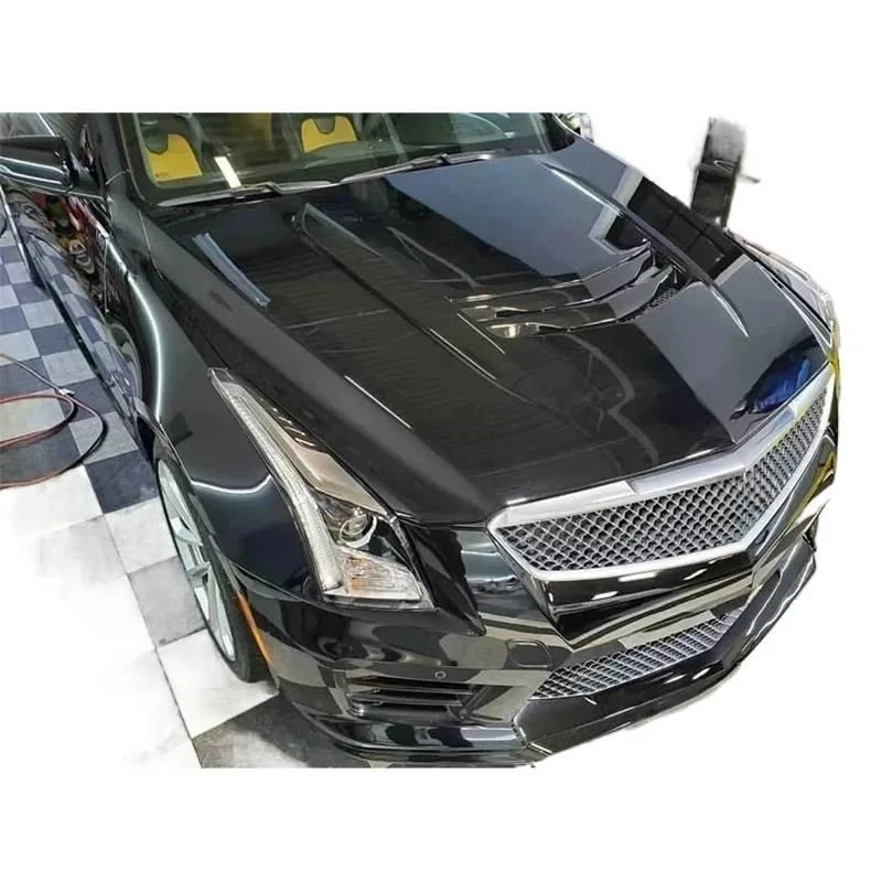

High Quality Carbon Fiber Engine Hood Sports Sedan Lightweight Direct Fit Gloss Easy Installation Exterior Parts