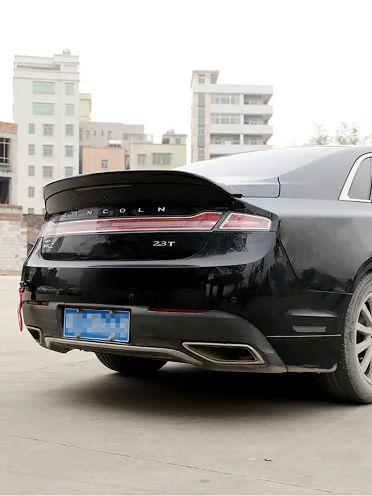 Akcesoria samochodowe ABS z tworzywa sztucznego niepomalowany kolor tylne skrzydło bagażnika wargi Spoiler dachowy dla Lincoln MKZ 2014 2015 2016 2018 2019 — zdjęcie 2