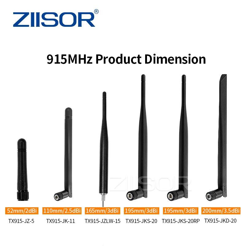 LoRa 915 MHz Antenna for Meshtastic 900M Omnidirectional 915MHz LoRawan Antenna High Gain Long Range RP SMA Male Router Aerial