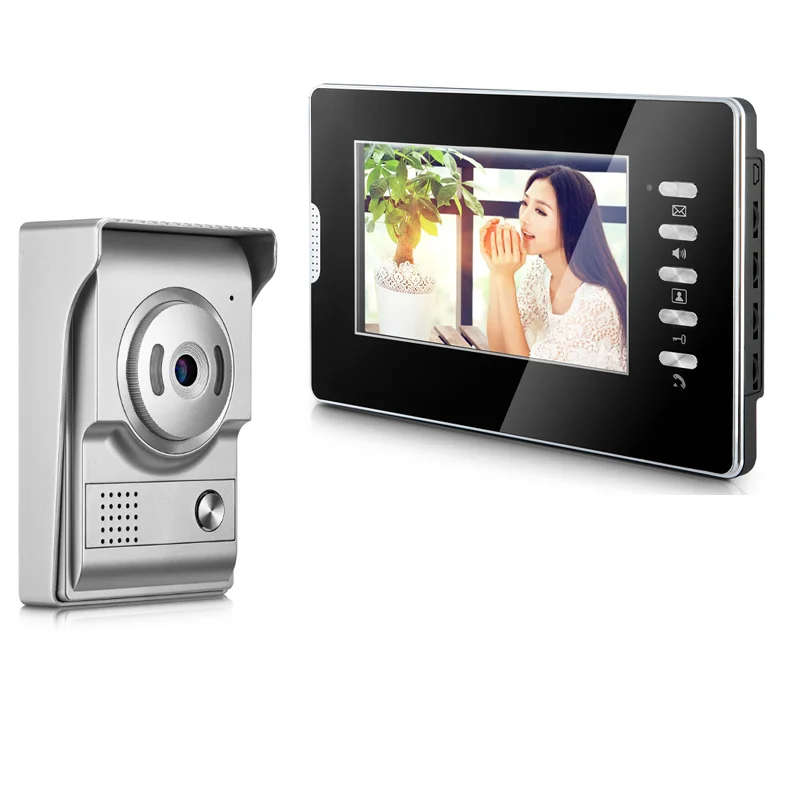 SmartYIBA  7''Video Doorbell IR Night Vision Intercom Video Door Phone For Home Villa Security Protection Private Residential