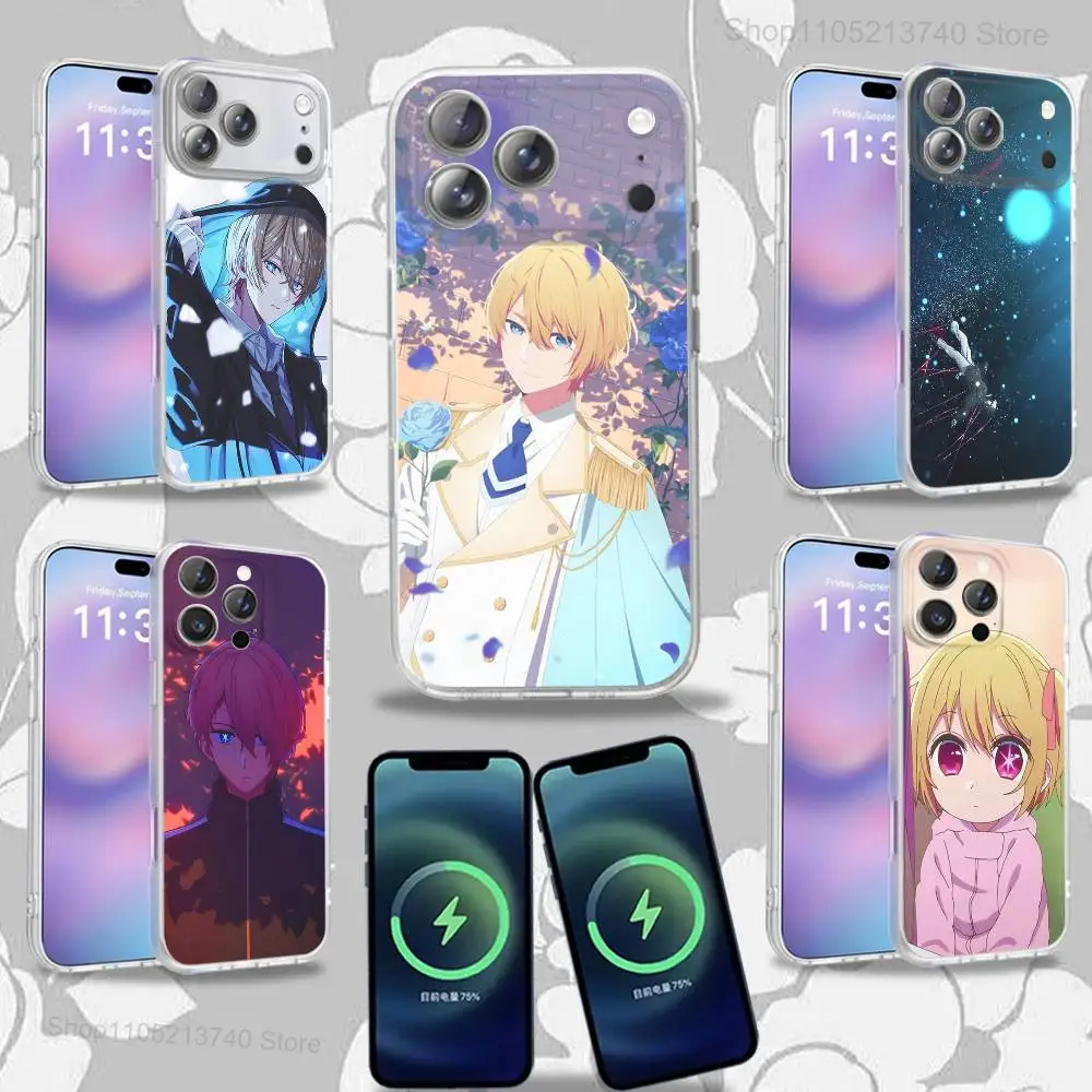 

A-AquaS Anime Oshi No Ko Phone Case For iPhone 15,12,11,14,13,17,16,Plus,Air,Pro,Max,E,Mini for Magsafe Magnetic Frosted