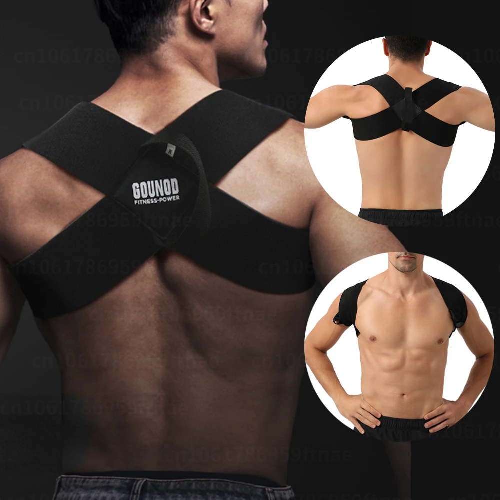 

Back Posture Corrector Adjustable Neck Brace Training Equipment Home Office Man Woman Postura Shoulder Support Correction Belt