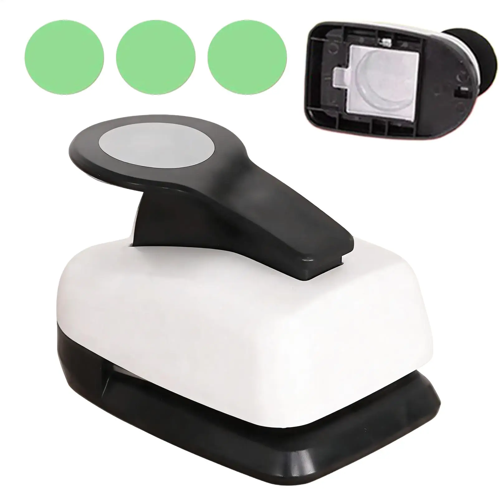 Round Hole Punch & Embossing Tool Precision Craft Cutter Multi-Shape for Scrapbook Cards Envelopes School Office Planner Making