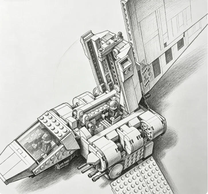 Famous Movie Series Space Mini Spacecraft Toy Models, Adult Assembly, and Holiday Gift Giving