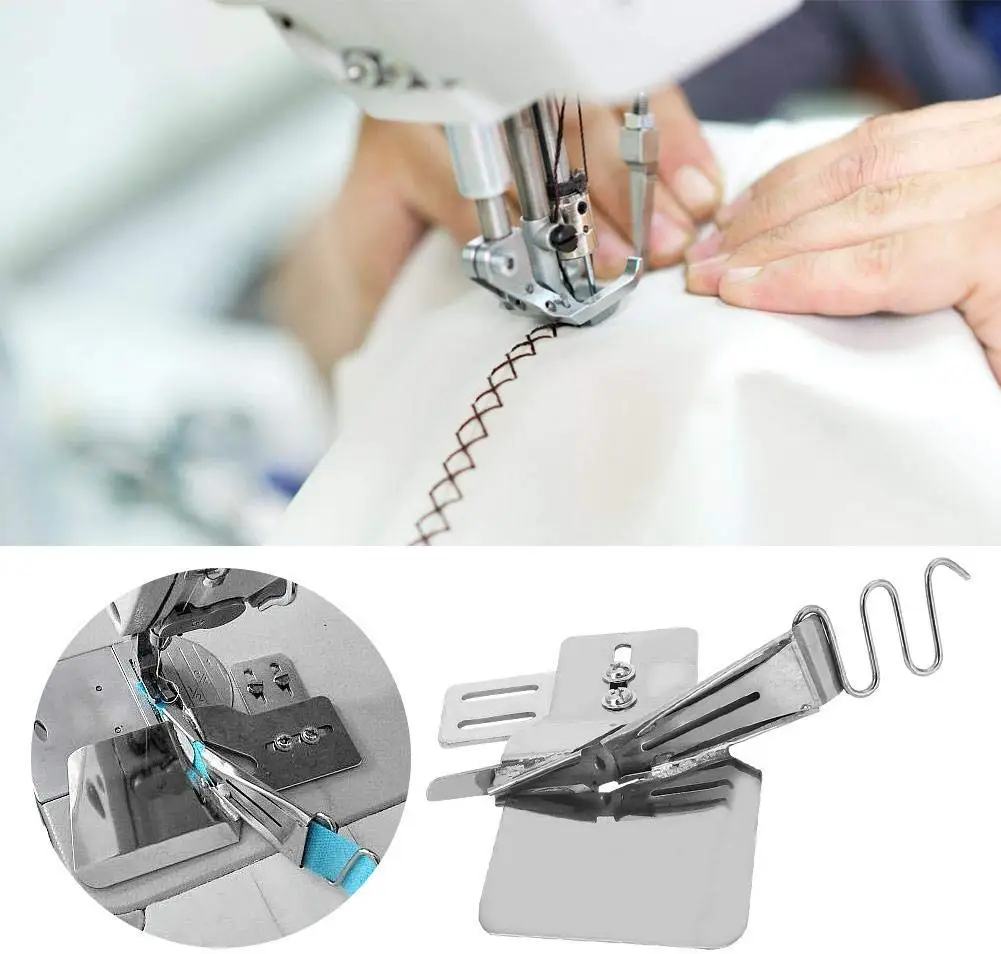 Sewing Machine Hemming Device Double Fold Bias Binding Right-Angle Edging Pull Tube Four Fold Pull Tube For Household industrial