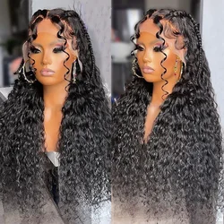 13x6 HD Lace Frontal Wigs Brazilian Remy Water Wave Lace Front Wig For Women Pre Plucked Hair 13x4 Lace Frontal Human Hair Wigs