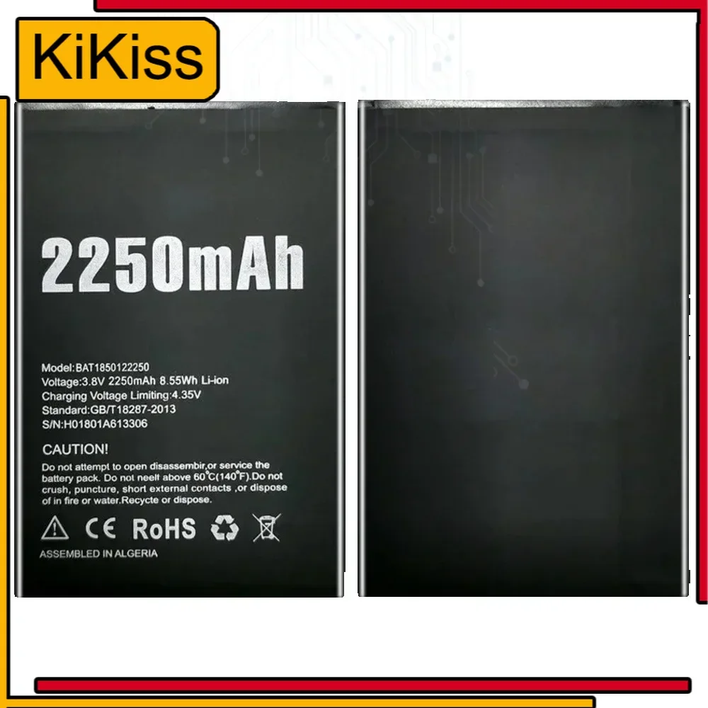 

Аккумулятор для Doogee X11 BAT 1850122250 Аккумуляторы для мобильных телефонов емкостью 2250 мАч