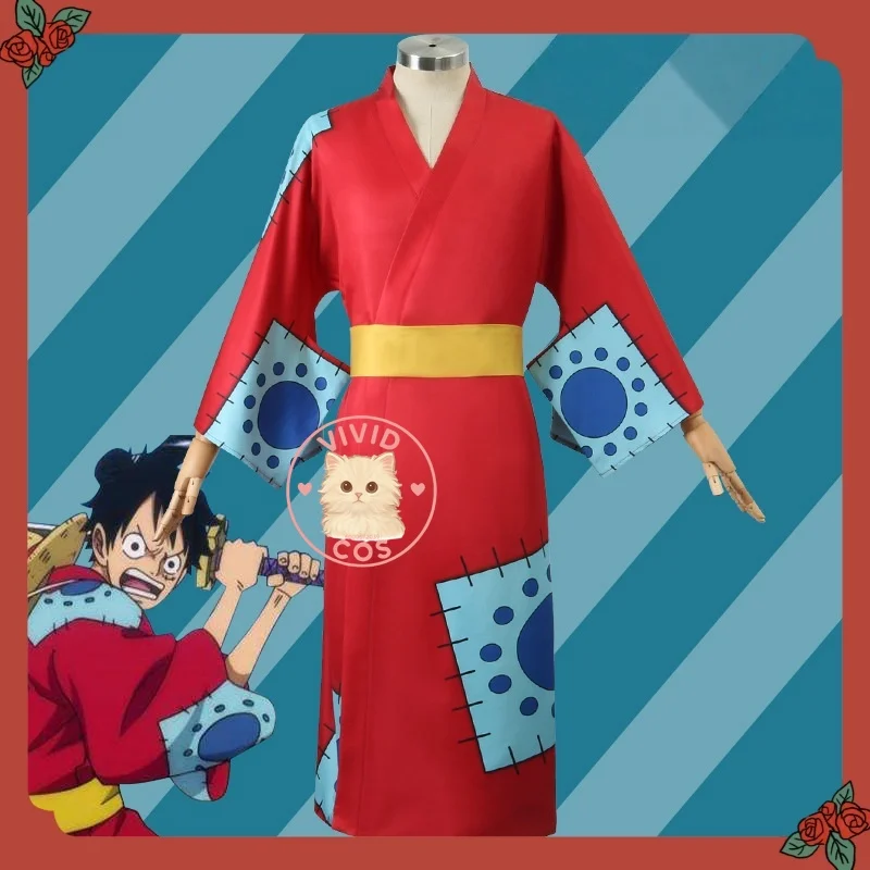 

One Piece Wano Country Arc: Luffy, Zoro, Trafalgar Law & Nami Cosplay Anime Costume Set Two-dimensional Complete Men's Outfit